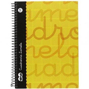 Lamela 7CTE003N - Cuaderno en espiral 4º, color naranja