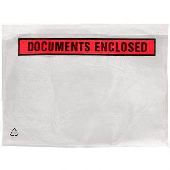 Q-Connect KF21729 - Pack de 100 sobres autoadhesivos, 225 x 165 mm, transparente