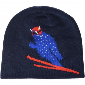 Odlo Niños Mid N-Gage Reversible Kids War Gorro, otoño/Invierno, Infantil, Color Diving Navy/Energy Blue, tamaño Talla única