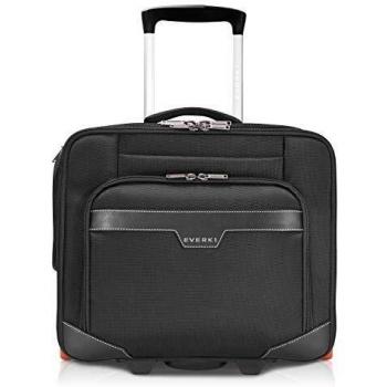 Everki Journey - Maletín con Ruedas para portátil, Compartimento Adaptable de 11 a 16, Color Negro