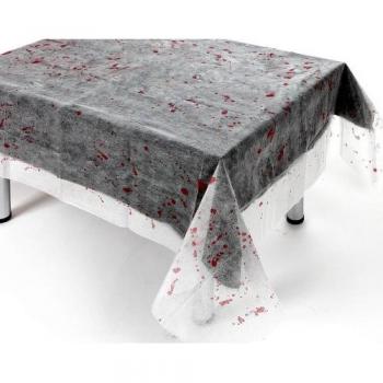Atosa Mantel Blanco ensangrentado Halloween - Única
