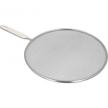 ORYX 5072017 Anti Salpicaduras Ø 28 cm. Malla Acero Inoxidable. con Mango, Pantalla Antisalpicaduras, Sarten, ollas,Tapa Aceite, 29 litros, 0, Multicolor