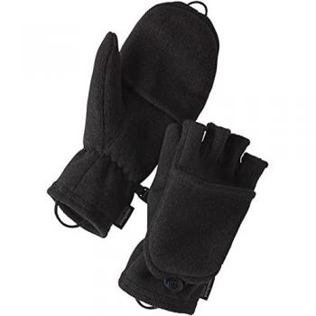 Guantes Patagonia Better Sweater para Hombre, color negro, talla XS, unisex adulto