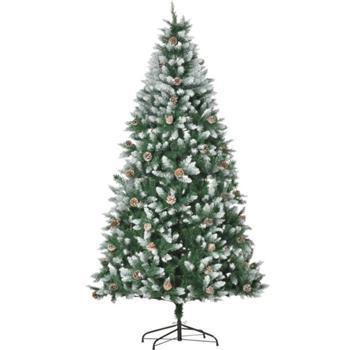 Árbol de Navidad Artificial HOMCOM con Ramas Automáticas y Base Plegable