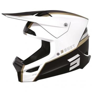 Casco de motocross Shot Race Gear Furious Heritage Arena Brillante XL