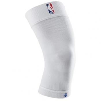 Bauerfeind NBA Sports Compression Knee Support Sleeve - White