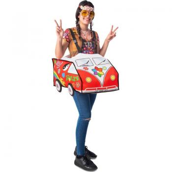 Disfraz de Caravana Hippie a hombros para adultos - My Other Me