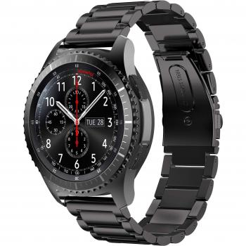 YaYuu Samsung Galaxy Watch 46mm/Gear S3 Frontier/Classic Banda Pulseras de Repuesto, 22mm Acero Inoxidable Metal Correa de Reloj Pulsera para Gear S3 Frontier/S3 Classic Sports Fitness Smart Watch