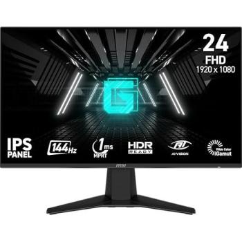 Monitor Gaming MSI G242L E14 23.8 Full HD IPS 144Hz 1ms Matte Negro