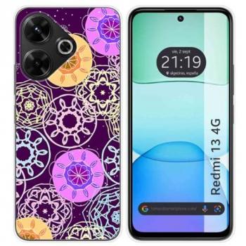Funda de Silicona Radial para Xiaomi Redmi 13 4G con Dibujos