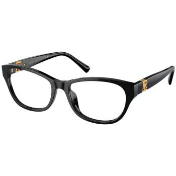 Ralph Lauren RL6237U 5001 Women's Eyeglasses Black Size 54 - Frame Only - Blue Light Block Available