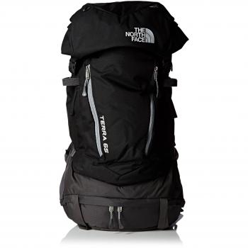North Face Terra 65 - Mochila, color negro / gris, talla LXL