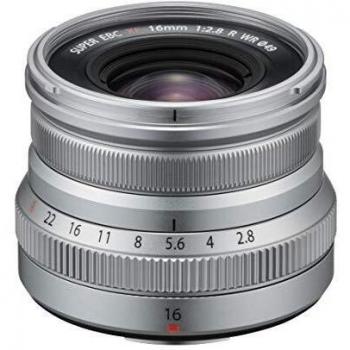Fujifilm FUJINON XF 16 mm F2.8 R WR, Color Plateado