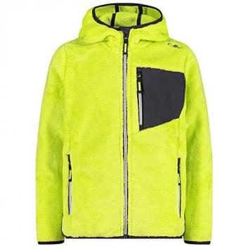CMP Highloft Junior Fleece Jacket (Color: Acid Green, Size: 16Y)