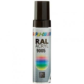 Lápiz de retoque acrílico negro intenso mate RAL 9005 - 12 ml - Dupli-Color