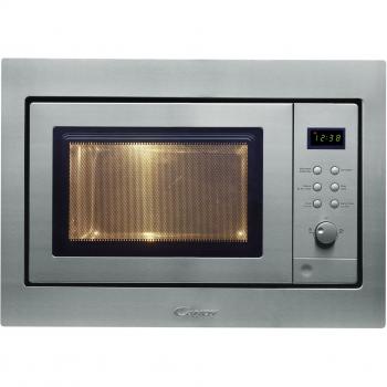 Candy MIC 256 EX - Microondas Integrable con Grill, 900W, 25 Litros, Acero Inoxidable