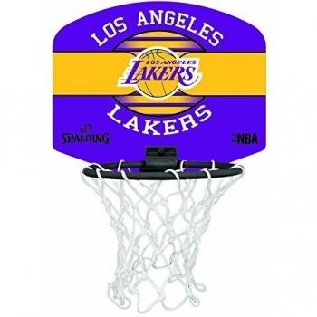 Spalding NBA Miniboard LA Lakers 77-656Z Minicanasta, Unisex, Multicolor, Talla Única