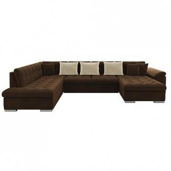 Sofá rinconero Comfivo 114, Magic Velvet, con función de descanso y caja de ropa de cama, dimensiones 348x205x76cm