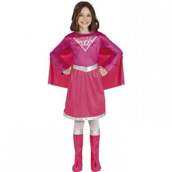Disfraz de Super Heroína Rosa para niña