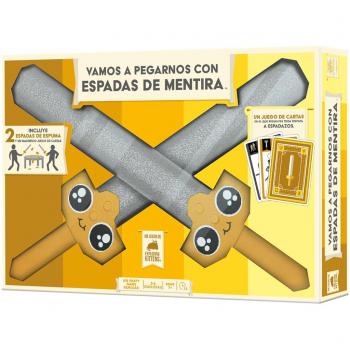 Exploding Kittens | Vamos a pegarnos con Espadas de Mentira | Juego de Mesa | A Partir de 10 Años | De 2 a 6 Jugadores | 20 Minutos por Partida | Español