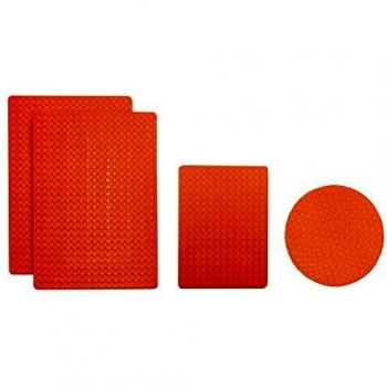 Oven Tasty Alfombrilla para Horno, Naranja, 36 cm