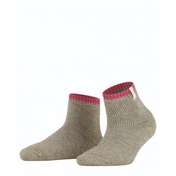 Falke Women's Cosy Plush Alpaca Blend Socks Size 35-38 Beige Melange