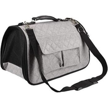 Bolsa de Transporte Flamingo Amy Gris 45 x 21 x 28 cm para Perros y Gatos