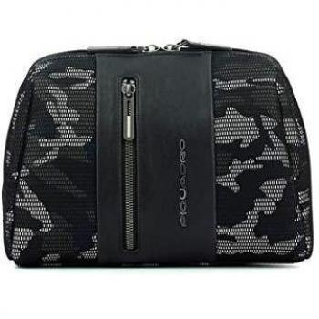 Toiletry Bag Brief Piquadro Camo BLU