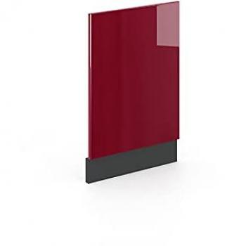 Vicco - Panel Frontal Fame-Line, Burdeos Alto Brillo, 45 cm sin Encimera