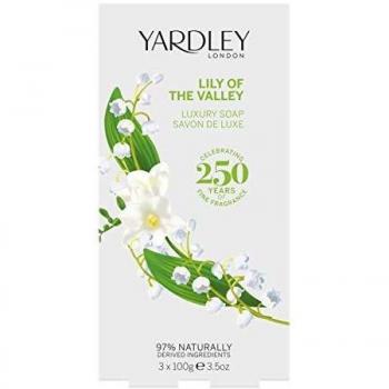 Yardley London Lily of the Valley Soap, 100 g, 3-Unit Y7410053-6