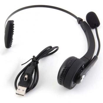 Auriculares Inalámbricos Bluetooth con Cancelación de Ruido y Micrófono Manos Libres para PC, PS3, Juegos y Móviles
