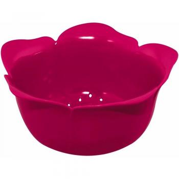 Zakdesigns 0211-5470-Colador de melamina, 16,5 cm, color rojo