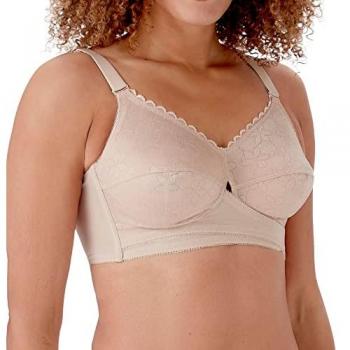 Berlei Women's Classic Non-Wired Total Support Bra - Beige, Size 34DD