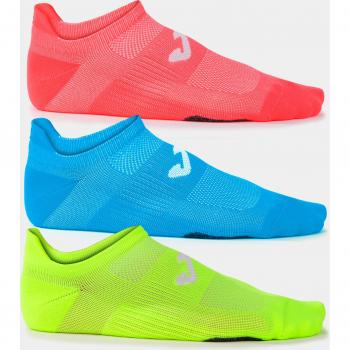 Joma Running Night Unisex Fluorescent Coral and Yellow Sock Sets
