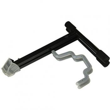 K&M 17570 Duet Universal Guitar Stand for Acoustic, Classic, and Electric Guitars