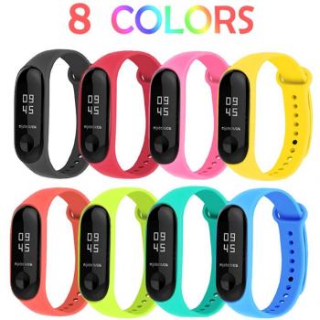 BRone Pulsera para Xiaomi Mi Band 3, Coloridos Impermeable Reemplazo Correas Reloj Silicona Correa para Xiaomi Mi Band 3 Pulsera Silicona Banda para XIAOMI Mi Band 3