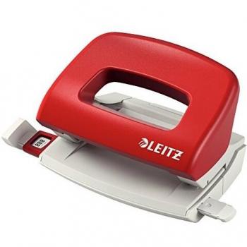 Perforador Leitz NeXXt 5058, capacidad para 10 hojas, color rojo