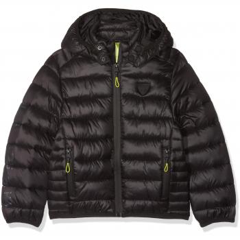 Kaporal Meter, Abrigo Impermeable para Niños, Negro