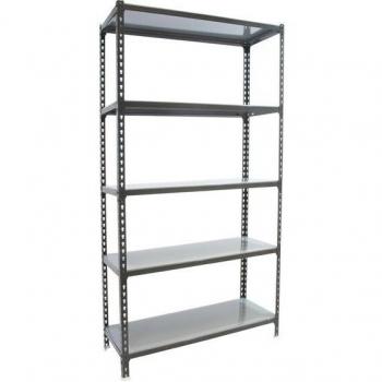 Estantería metálica Simonclick Superplus 5 Baldas 110x200x40 cm Antracita/GALVA