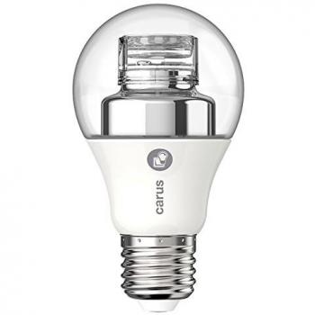 Carus 1016129 a +, bombilla led, plástico, 8 W, E27, mate, 10,8 x 6 x 6 cm