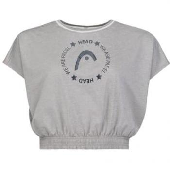 Camiseta de Manga Corta para Padel Crop HEAD Mujer