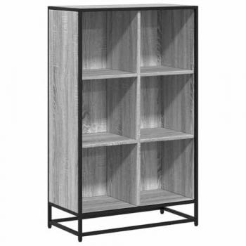 Estantería Librería Gris Sonoma 65,5x33x107,5 cm Madera de Ingeniería