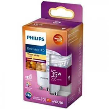 Philips LED Spot Dimable 2,6W (35W) GU10 270Lm 2200-2700K WarmGlow