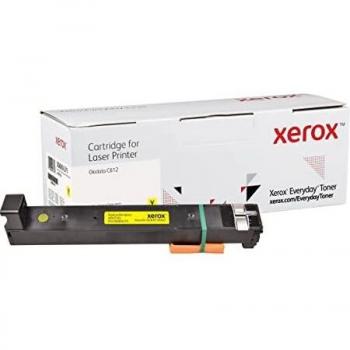 Everyday Oki 46507505 Cartucho de tóner Amarillo Compatible de Xerox, para Uso en: Okidata C612