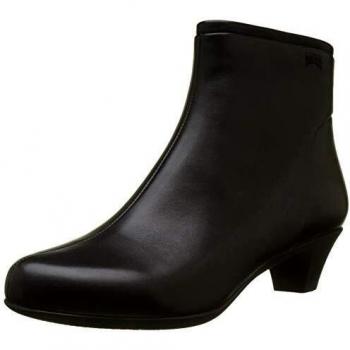CAMPER Helena Ankle Boots - Women's Black Smooth Leather Size 37