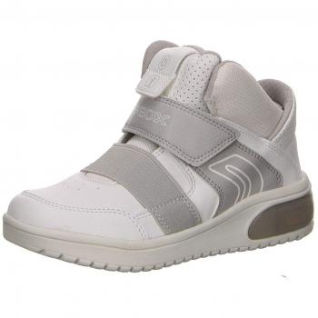 Botines Geox JR XLED Boy - Blanco con Luces LED y Diseño Futurista