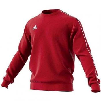 adidas Men's Core 18 Sweatshirt, Power Red/White, Medium