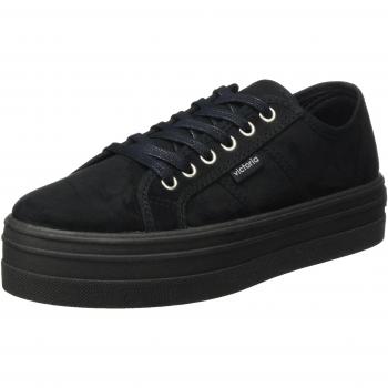 Victoria Barcelona Recycled Suede Platform Sneakers with Matching Laces