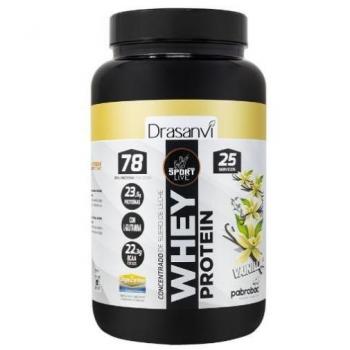 Proteína de Suero Concentrada Alta Pureza Sabor Vainilla 750 G - Drasanvi