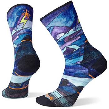Calcetines Deportivos Smartwool Athlete Edition Run Print Crew para Mujer
